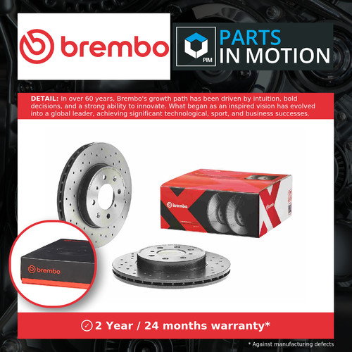 Brake discs pair - brake,