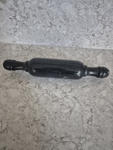 Black solid marble - rolling, pin