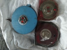 Vintage Original Starrett  Steel Satin Chrome Tape Measures