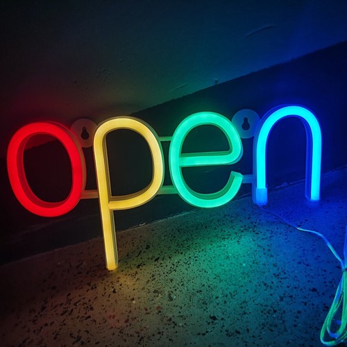 Open welcome sign retail - open,