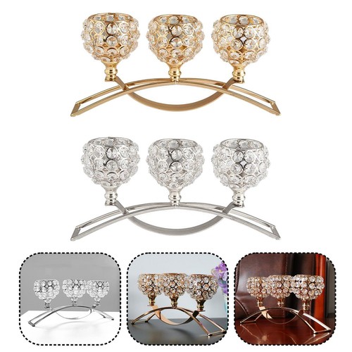 Arms crystal candelabra - crystal,