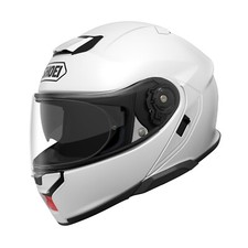 Shoei Neotec 3 Flip Up Motorcycle Modular Helmet- Plain White QP