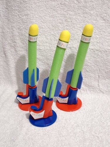 Kids foam rocket launcher - 3x,