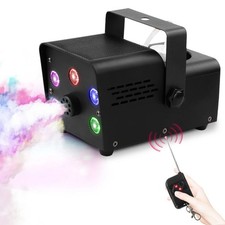 500W Smoke Machine Fog Mist Haze Hazer Effect 6 LED RGB For Party Club Disco