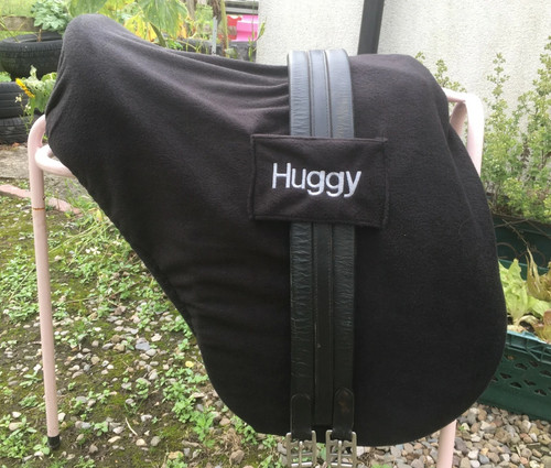 Black personalised embroidered - black,