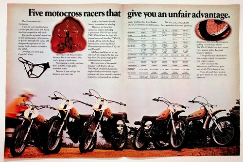 Vintage suzuki motocross - motocross, &