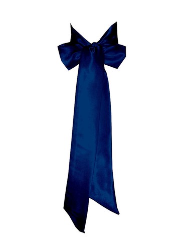 Navy blue satin wedding - navy, fancy