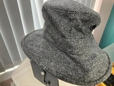 Tilley Grey Tweed Wool Hat 7.25" (58cm - 22.75") New with Tags