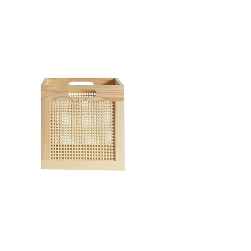 Rattan storage box square - box,