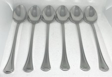 (6) Reed & Barton 18/10 Stainless ARLINGTON / NEWTON Iced Tea Spoon Lot ~ 8”