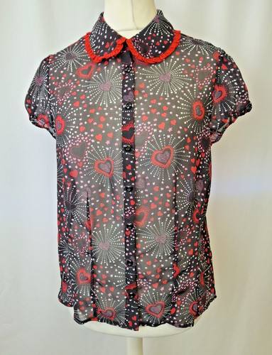 Hell bunny sheer - hell, shirt