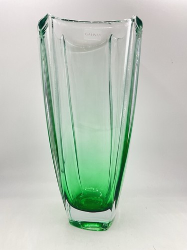 Vintage green galway crystal - green,