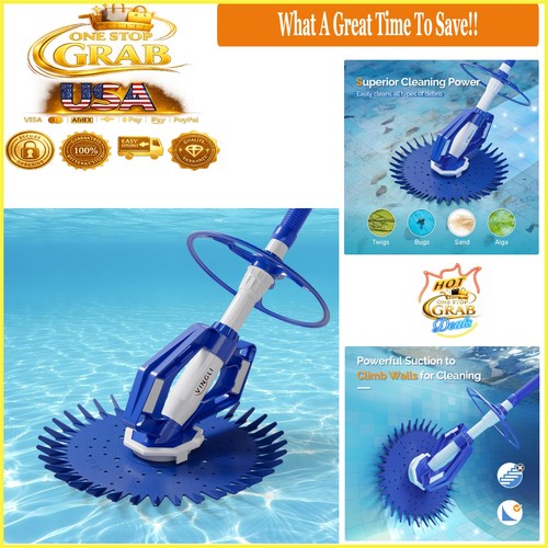 Pool vacuum cleaner - cleaner, automatic