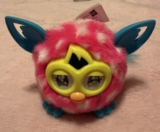 Furby Boom Pink White Polka