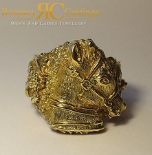 925 Silver Horse head Saddle