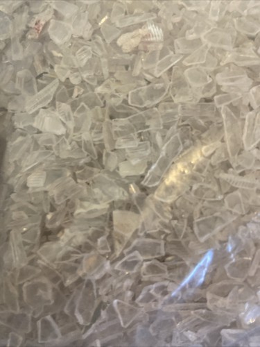 Clear paper regrind - clear, ps
