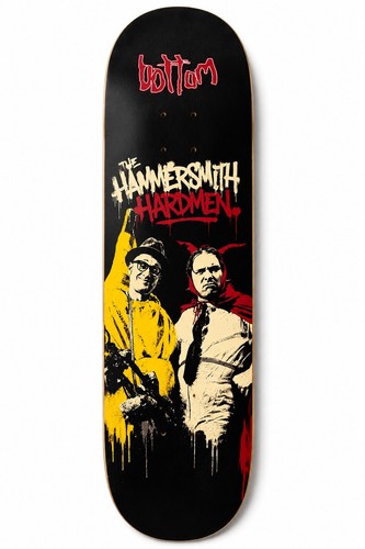 Bottom show skateboard deck - bottom,