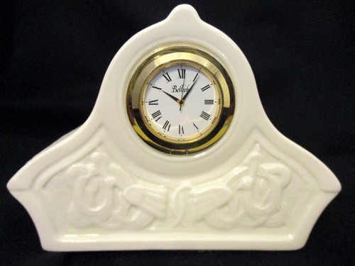 Belleek clock ireland celtic - ireland,