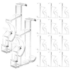  2 Sets Valance Blind Clips Vertical Carrier Track Clear Plastic Accessories