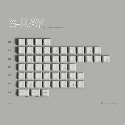 Pbtfans ray keycaps - pbtfans, r3