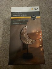 LED Infinity Moon Mirror Light