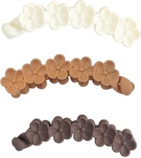 3 Pieces Banana Hair Clips