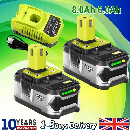 0ah 18v battery charger - 8.0ah,