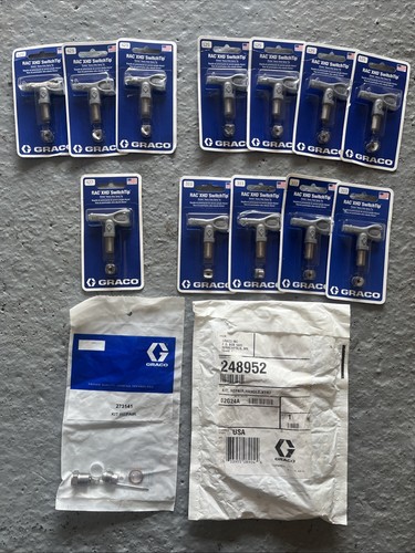 Graco spray tips and repair - and,