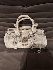 Vintgae Chloe Paddington Cream Leather Shoulder Bag Medium