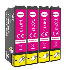 4 Magenta 713 Ink Cartridges