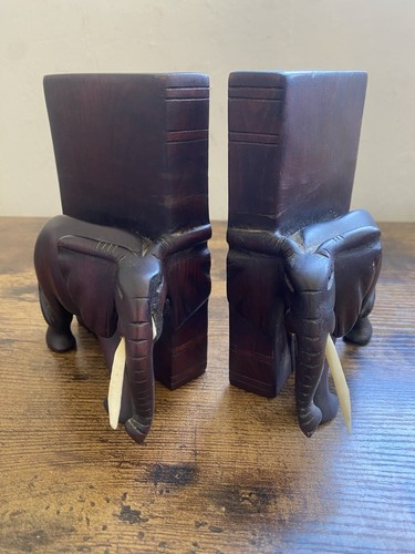 Vintage hand carved wooden - carved,