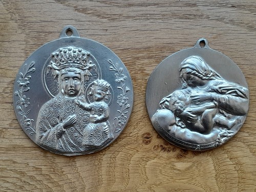 Two vintage polish religious - vintage,