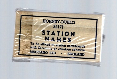 Hornby dublo trade packet - packet, 6