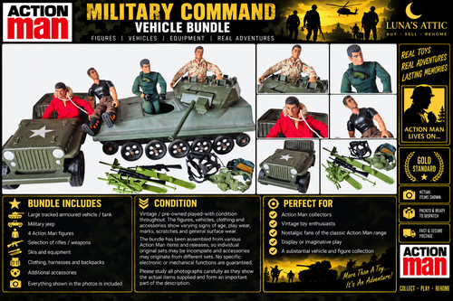 Action man military bundle - man,