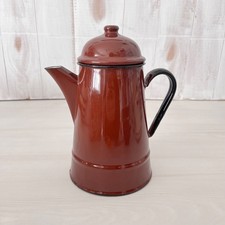 Vintage Enamel Coffee Pot