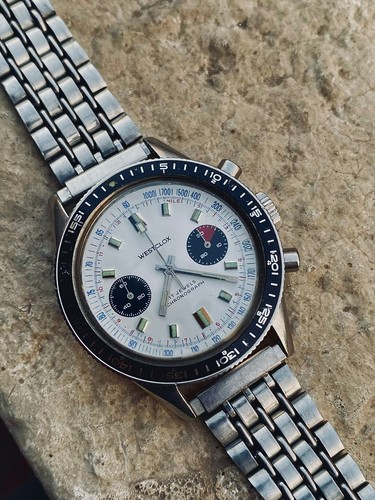 Vintage westclox valjoux 7733 - vintage,