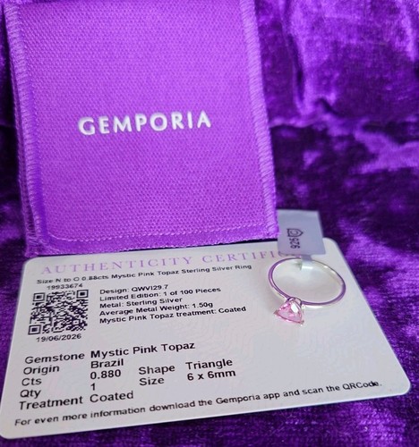 Lovely mystic pink topaz - lovely,