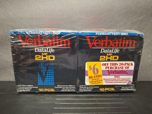 20x verbatim floppy disks - floppy,