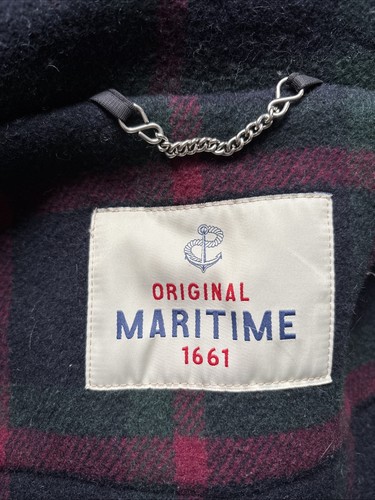 Ladies dark blue duffle coat - dark,