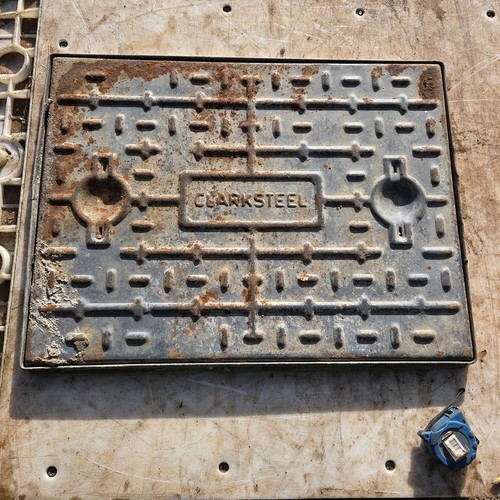 Galvanised manhole cover - galvanised, &