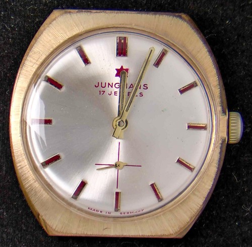Junghans silver red marks - red,