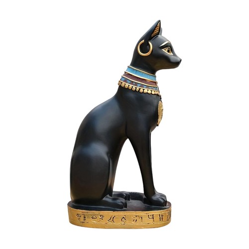 Cat goddess bastet statue - cat,