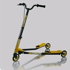 Y Flicker F3 Folding Scooter Black and Yellow (Used Twice) for Adults and Kids