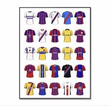 Crystal Palace Poster, Crystal Palace Shirt, Football Poster, A4 Print