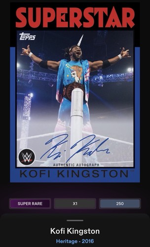 2016 topps slam digital kofi - topps,
