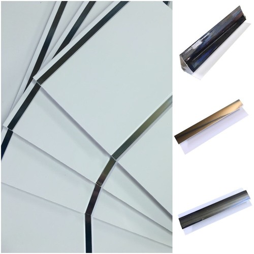 Gloss white chrome strip - gloss,