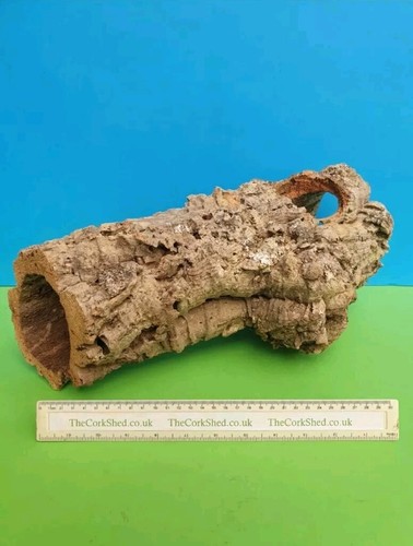 Cork bark hamster tube - tube, nest