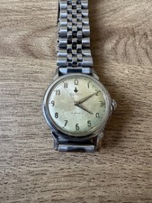 Vintage Mens Buren Manual Wind Watch 17 Jewels Working