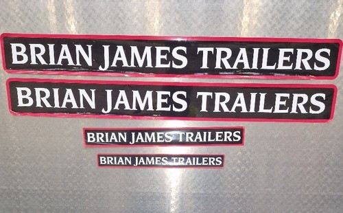 Brian james trailers decals - brian,