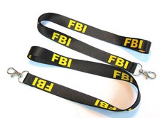 FBI 20mm bold print neck strap
